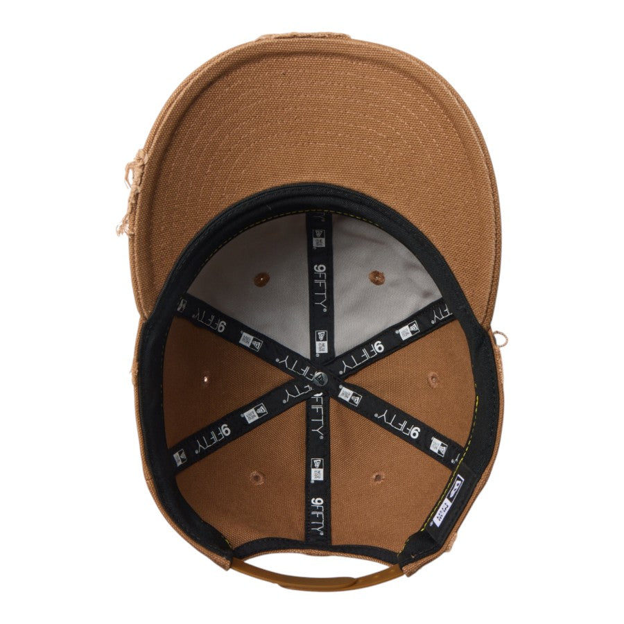 NEW ERA RC 9FIFTY MIN-NANO Damage キャップ ブラウン 裏側全体 15175390