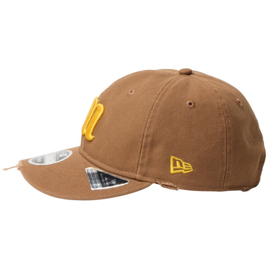 NEW ERA RC 9FIFTY MIN-NANO Damage キャップ ブラウン 左向き 15175390