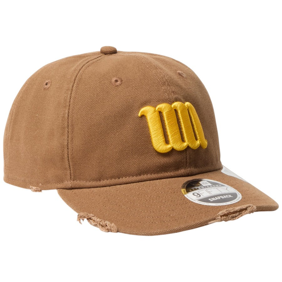 NEW ERA RC 9FIFTY MIN-NANO Damage キャップ ブラウン 右斜め 15175390