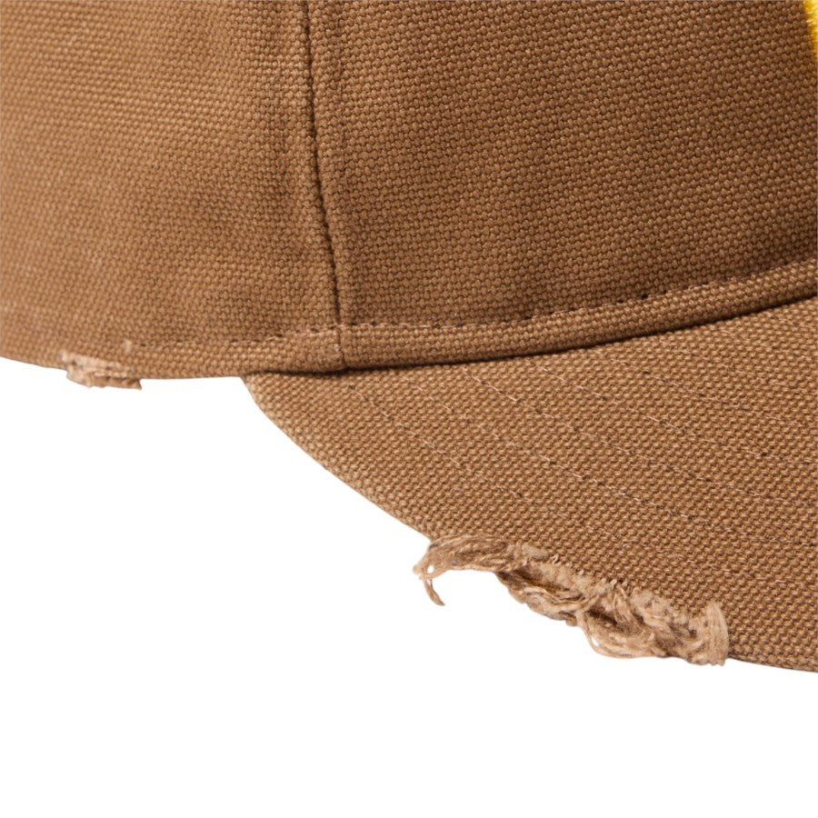 NEW ERA RC 9FIFTY MIN-NANO Damage キャップ ブラウン バイザーダメージ詳細 別カット 15175390