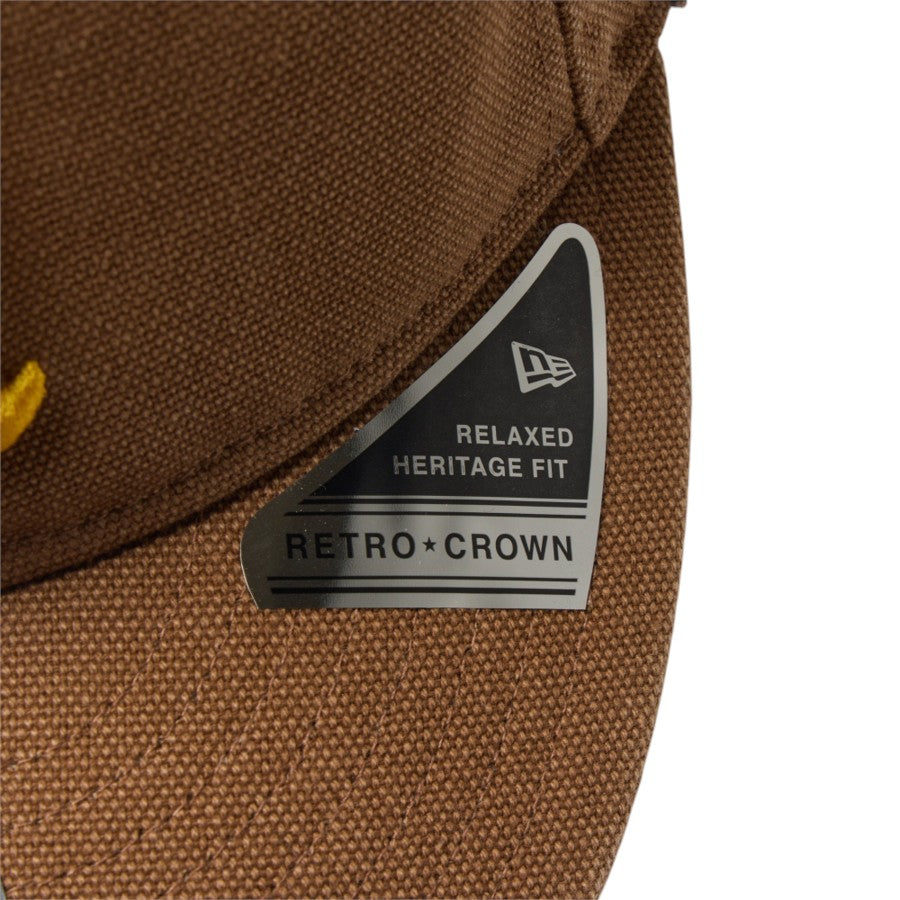 NEW ERA RC 9FIFTY MIN-NANO Damage キャップ ブラウン RC 9FIFTY バイザーステッカー 15175390