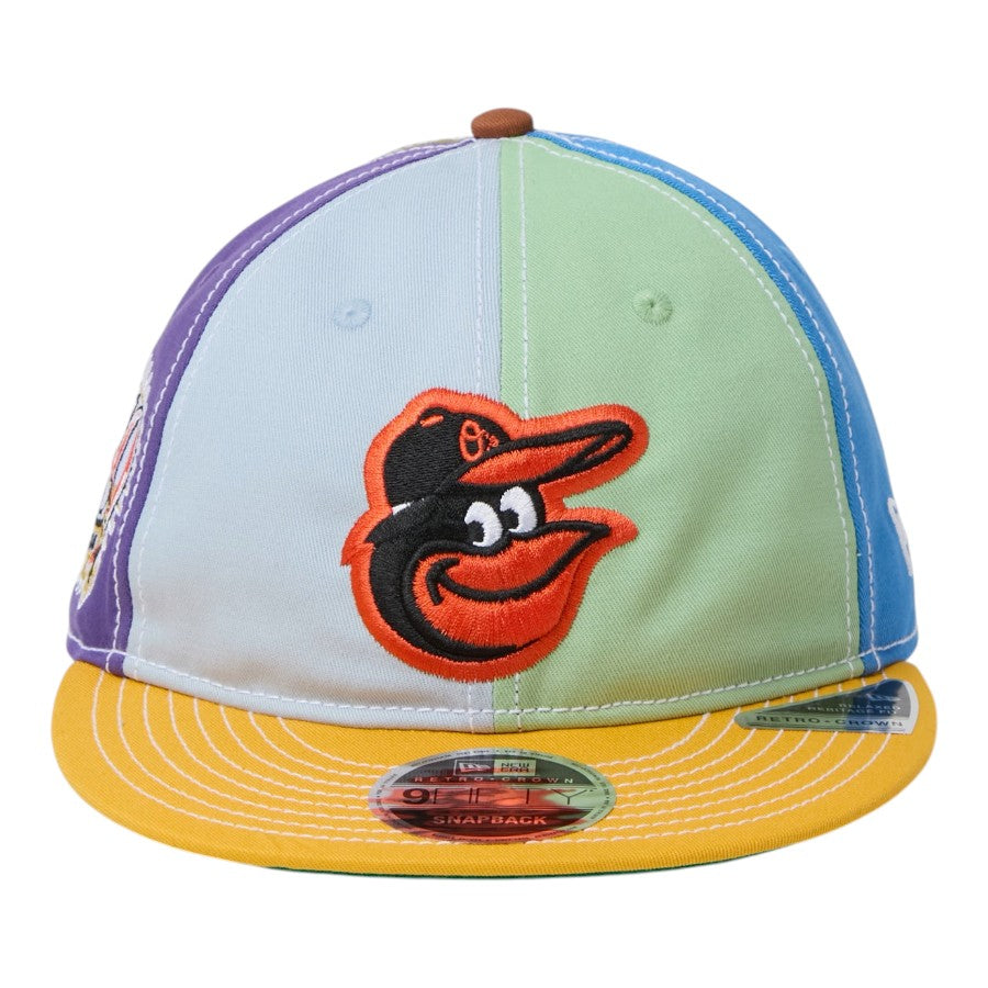 NEW ERA RC 9FIFTY Sean Wotherspoon ボルティモア・オリオールズ マルチカラー キャップ 正面 平置き 15156293