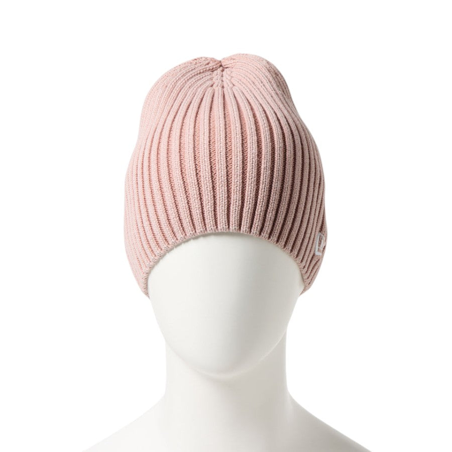 NEW ERA リブ ベーシック ビーニー Italian Wash ラスティピンク マネキン着用 正面 15119616