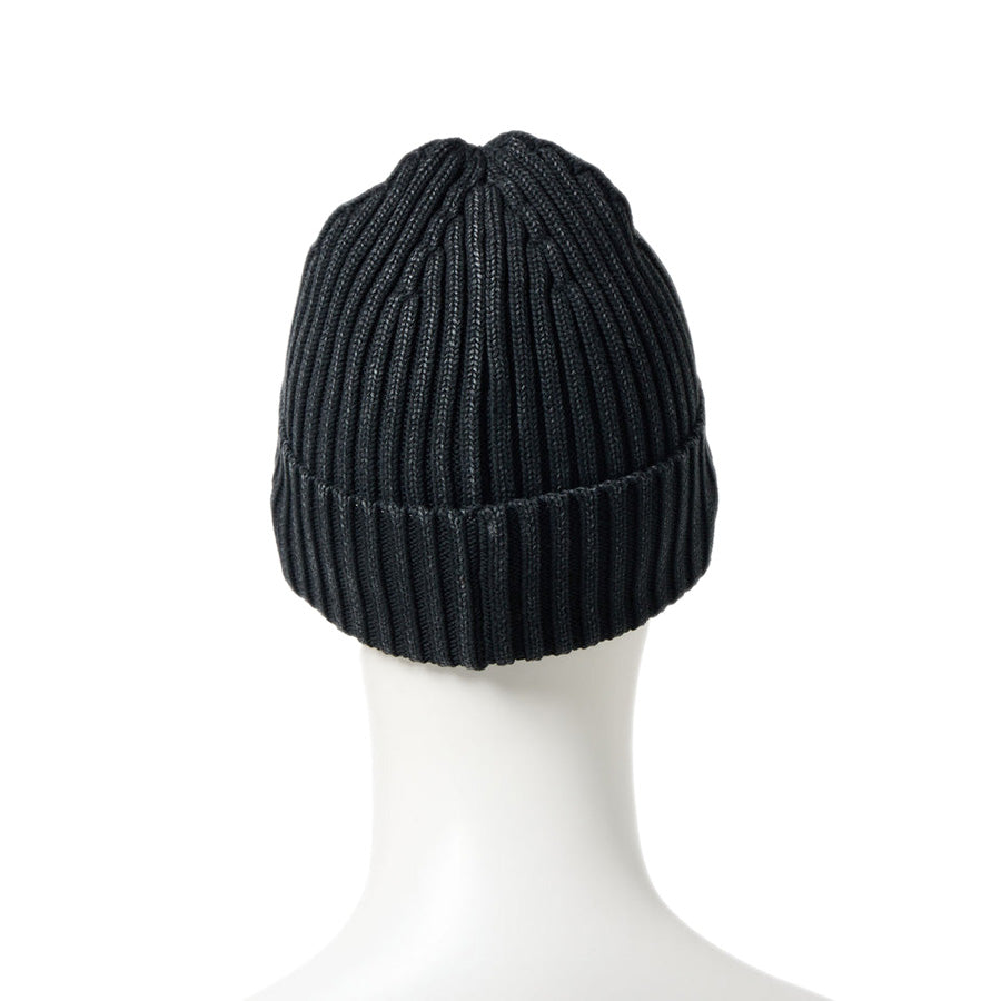 NEW ERA リブ カフニット Italian Wash イタリアンウォッシュ ニットキャップ ブラック マネキン着用 背面 15119613