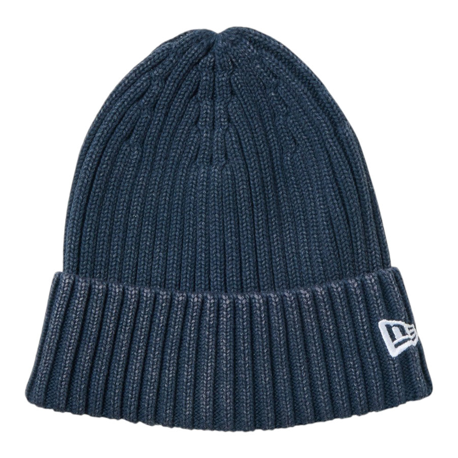NEW ERA リブ カフニット Italian Wash イタリアンウォッシュ ニットキャップ ネイビー 正面 15119612