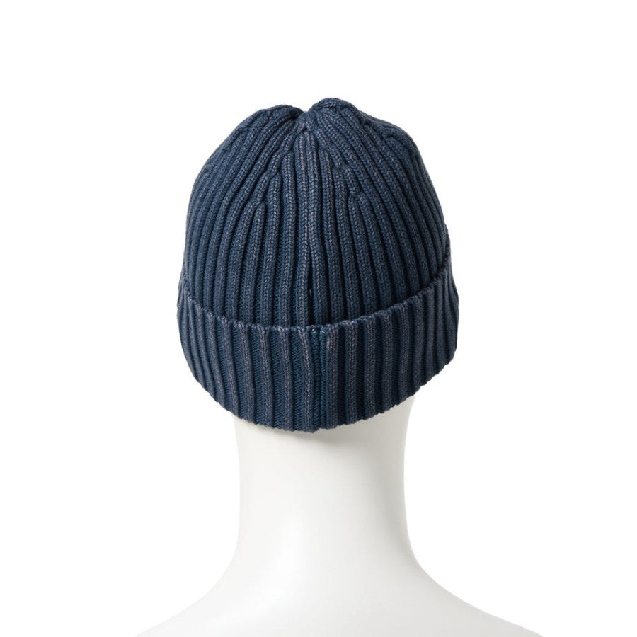NEW ERA リブ カフニット Italian Wash イタリアンウォッシュ ニットキャップ ネイビー マネキン着用 背面 15119612