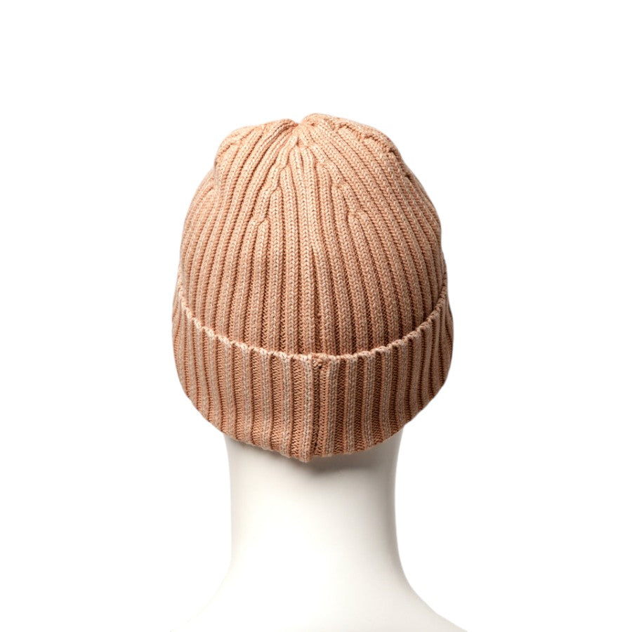 NEW ERA リブ カフニット MLB Italian Wash サンディエゴ・パドレス ニットキャップ ベージュ マネキン着用 背面 15119607