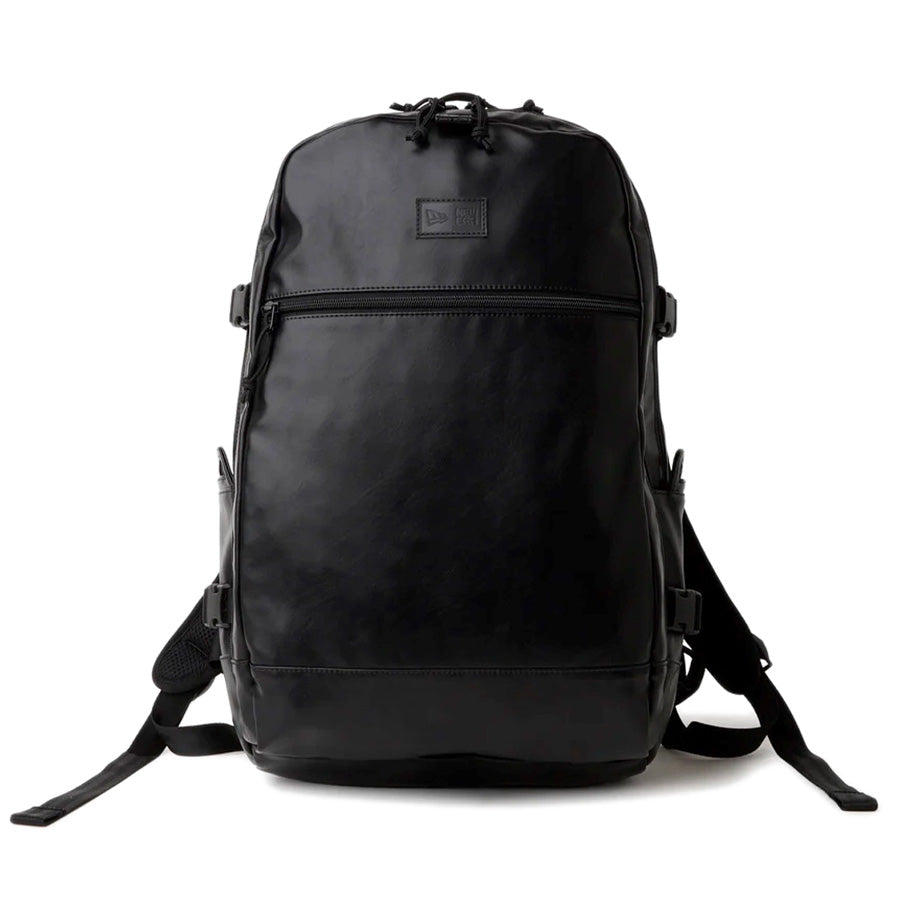 NEW ERA スマートパック 02 28L シンセティックレザー バックパック ブラック 正面 14750853