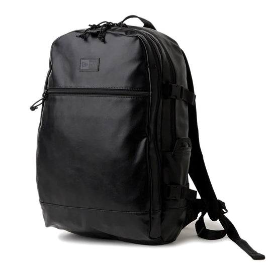 NEW ERA スマートパック 02 28L シンセティックレザー バックパック ブラック 左斜め 14750853