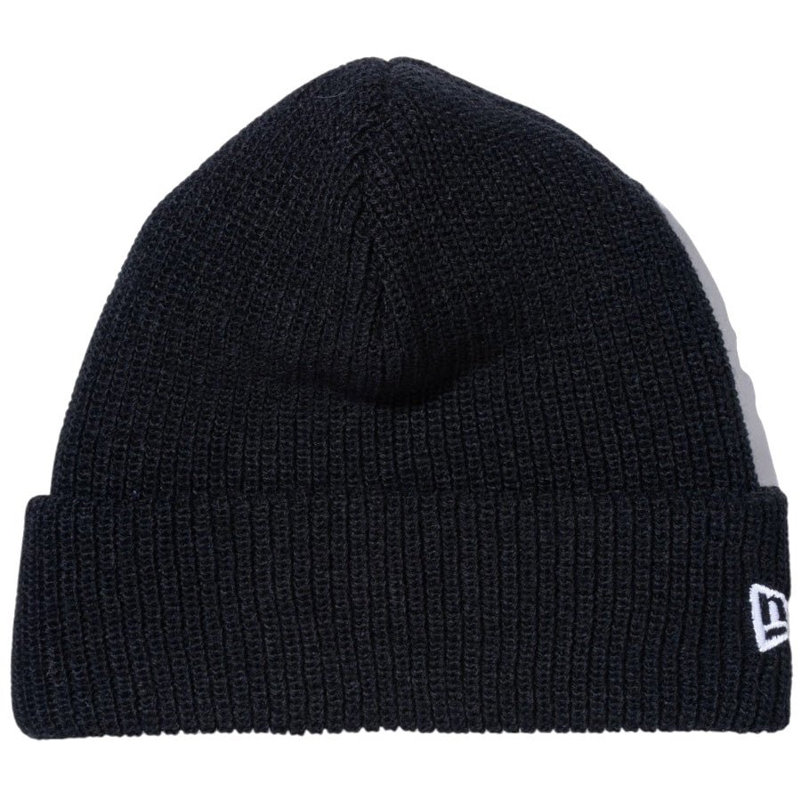 NEW ERA ソフト カフニット ベーシック ニットキャップ ブラック 正面 11322043