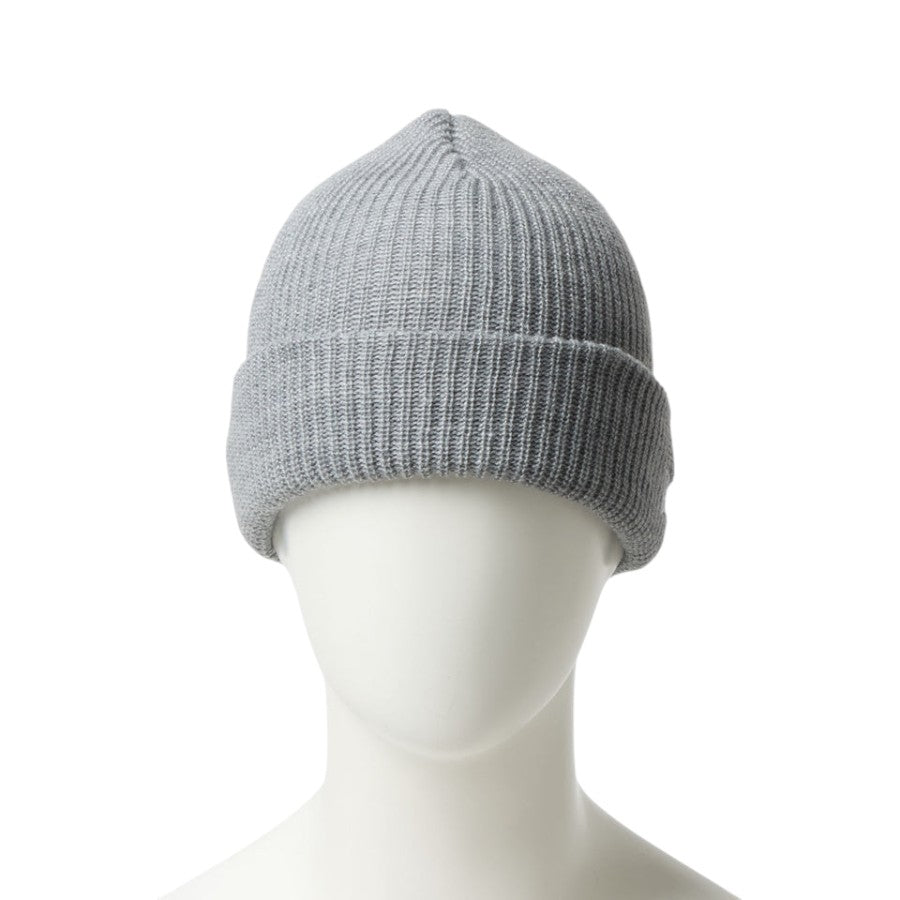 NEW ERA ソフト カフニット ベーシック ニットキャップ ヘザーグレー マネキン着用 正面 15119597