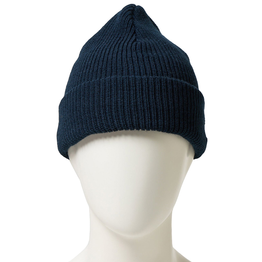 NEW ERA ソフト カフニット ベーシック ニットキャップ ネイビー マネキン着用 正面 14669926