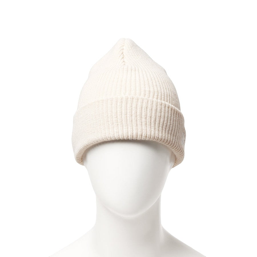 NEW ERA ソフト カフニット ベーシック ニットキャップ オフホワイト マネキン着用 正面 15119596