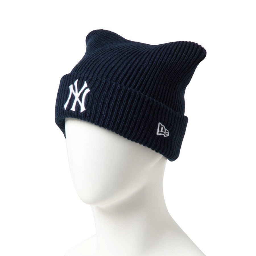 NEW ERA スクエアニット Powered by GORO ニューヨーク・ヤンキース ネイビー マネキン着用 左斜め 15176536