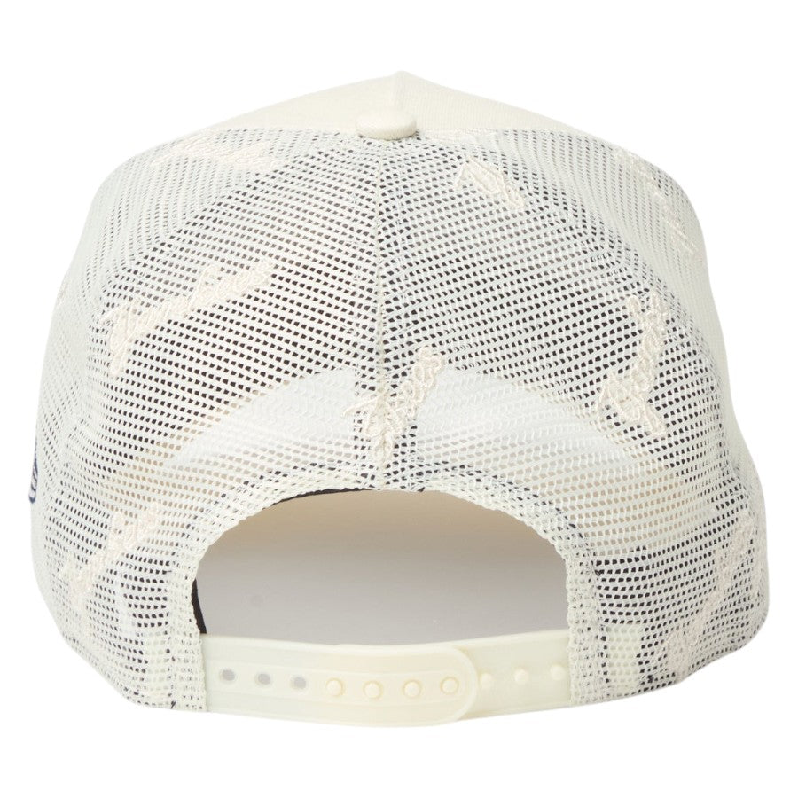 NEW ERA 9FORTY A-Frame トラッカー ヤンキース クロームホワイト サイズ調整アジャスター