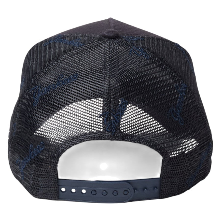 NEW ERA 9FORTY A-Frame トラッカー ヤンキース ネイビー サイズ調整アジャスター