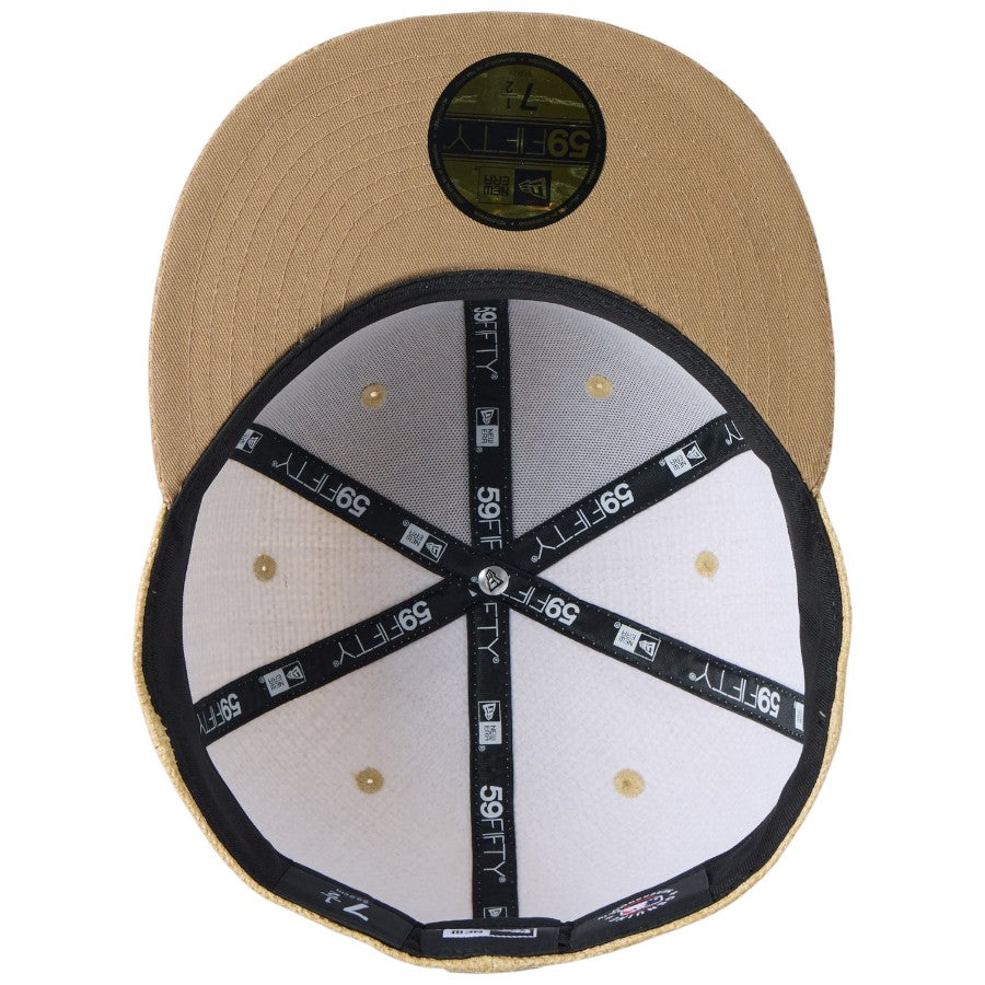 NEW ERA 59FIFTY ニューヨーク・ヤンキース Paper Straw 内側デザイン