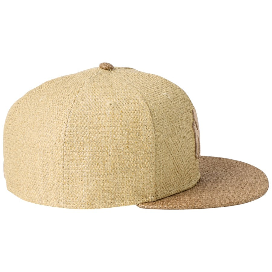 NEW ERA 59FIFTY ニューヨーク・ヤンキース Paper Straw 右サイドデザイン