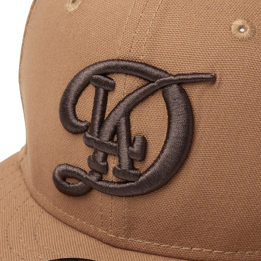 NEW ERA（ニューエラ）Youth 9FIFTY ドジャース シティーコネクトロゴ刺繍 フロント詳細