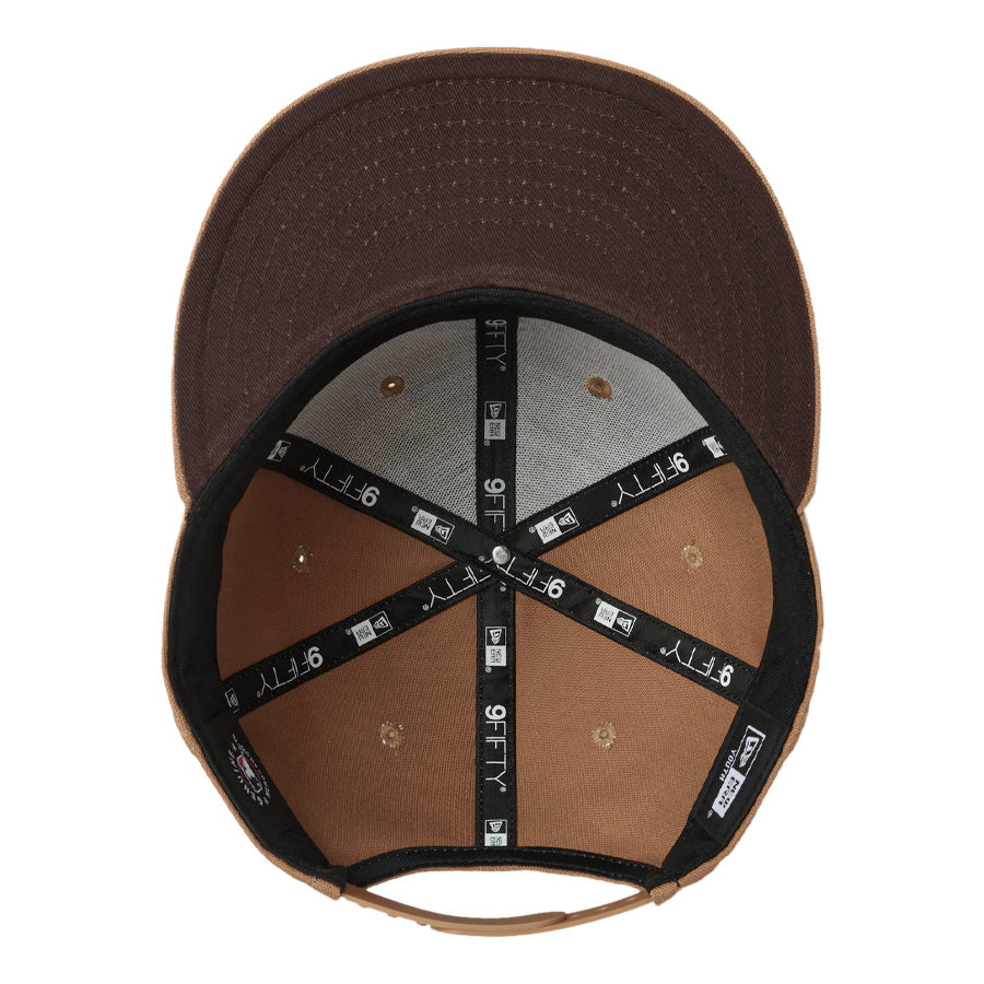 NEW ERA（ニューエラ）Youth 9FIFTY ライトブロンズ キャップ裏側