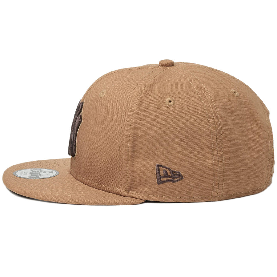 NEW ERA（ニューエラ）Youth 9FIFTY NEフラッグ刺繍 ライトブロンズ 左サイド
