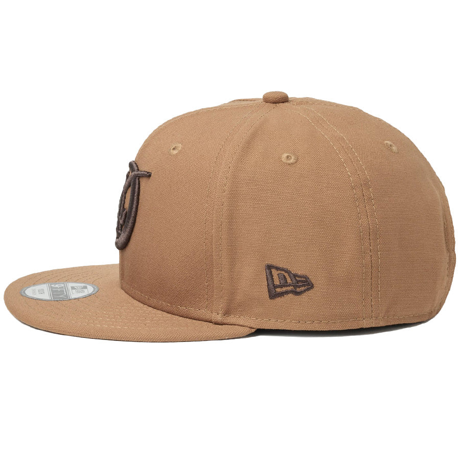 NEW ERA（ニューエラ）Youth 9FIFTY ライトブロンズ NEフラッグ刺繍 左サイド