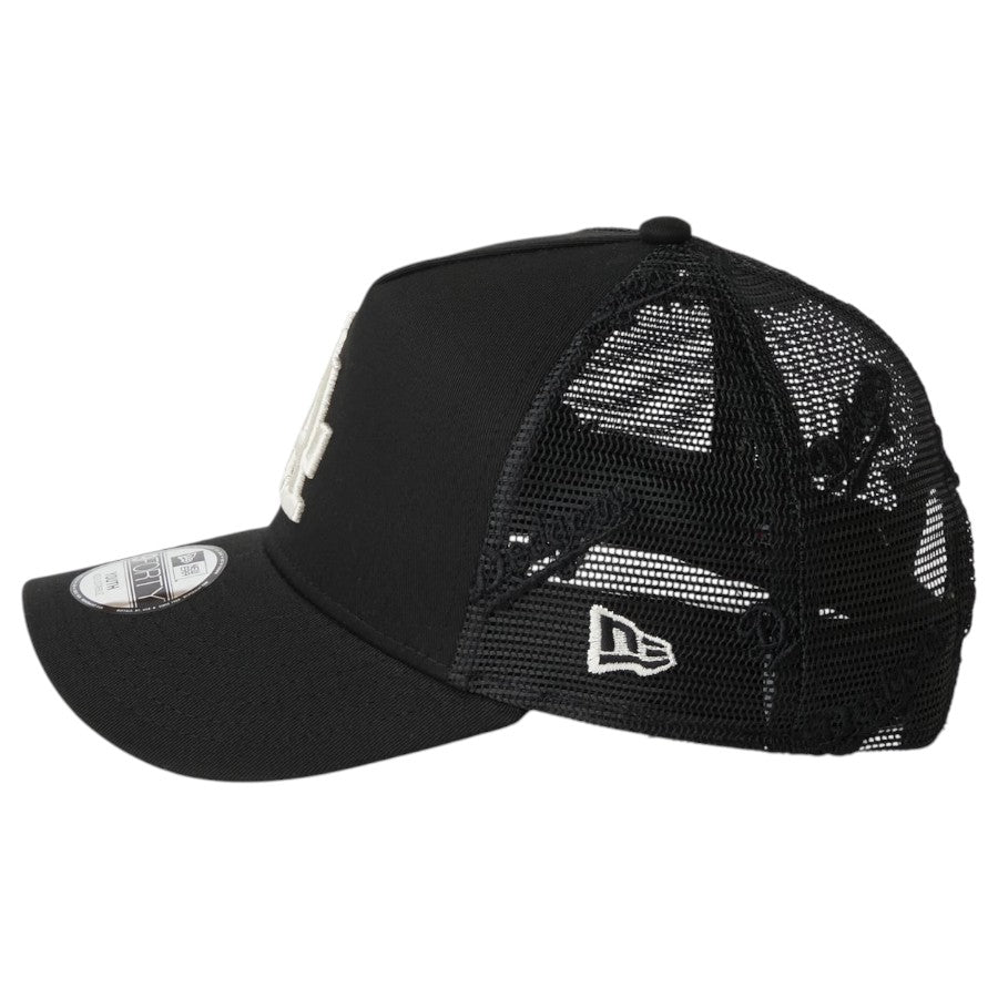 NEW ERA キッズ Youth 9FORTY A-Frame トラッカー NEフラッグロゴ刺繍