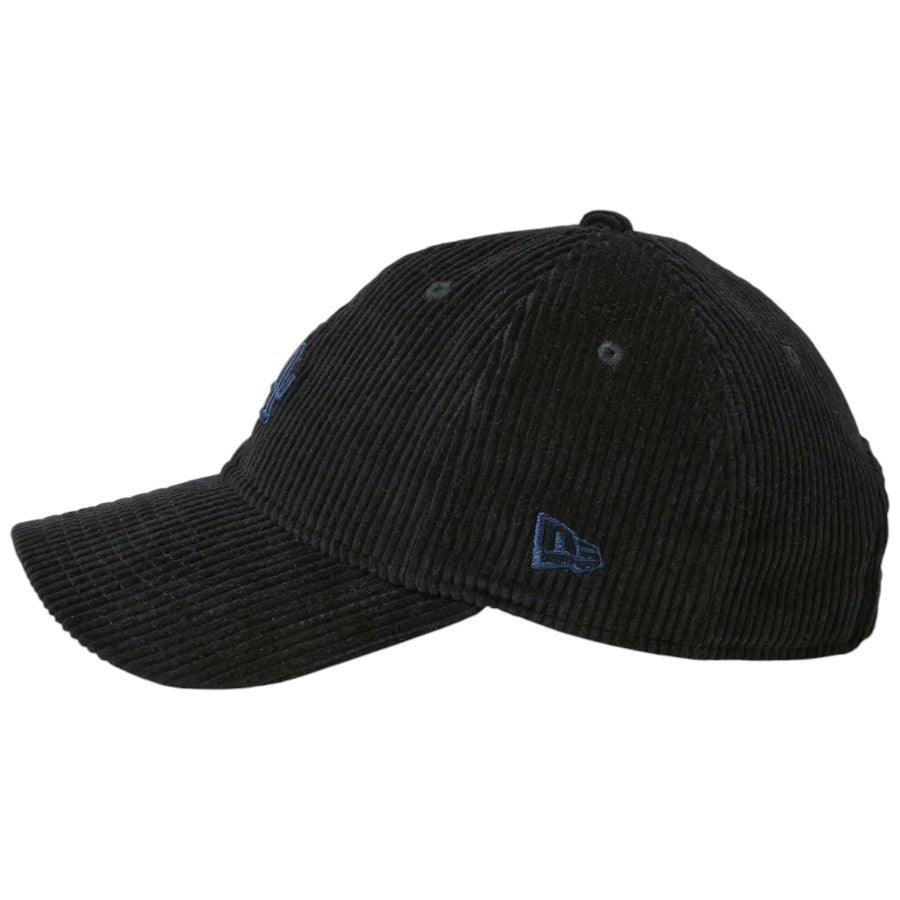 NEW ERA Youth 9TWENTY Corduroy ロサンゼルス・ドジャース キッズキャップ ブラック フラッグロゴ刺繍詳細 15125031