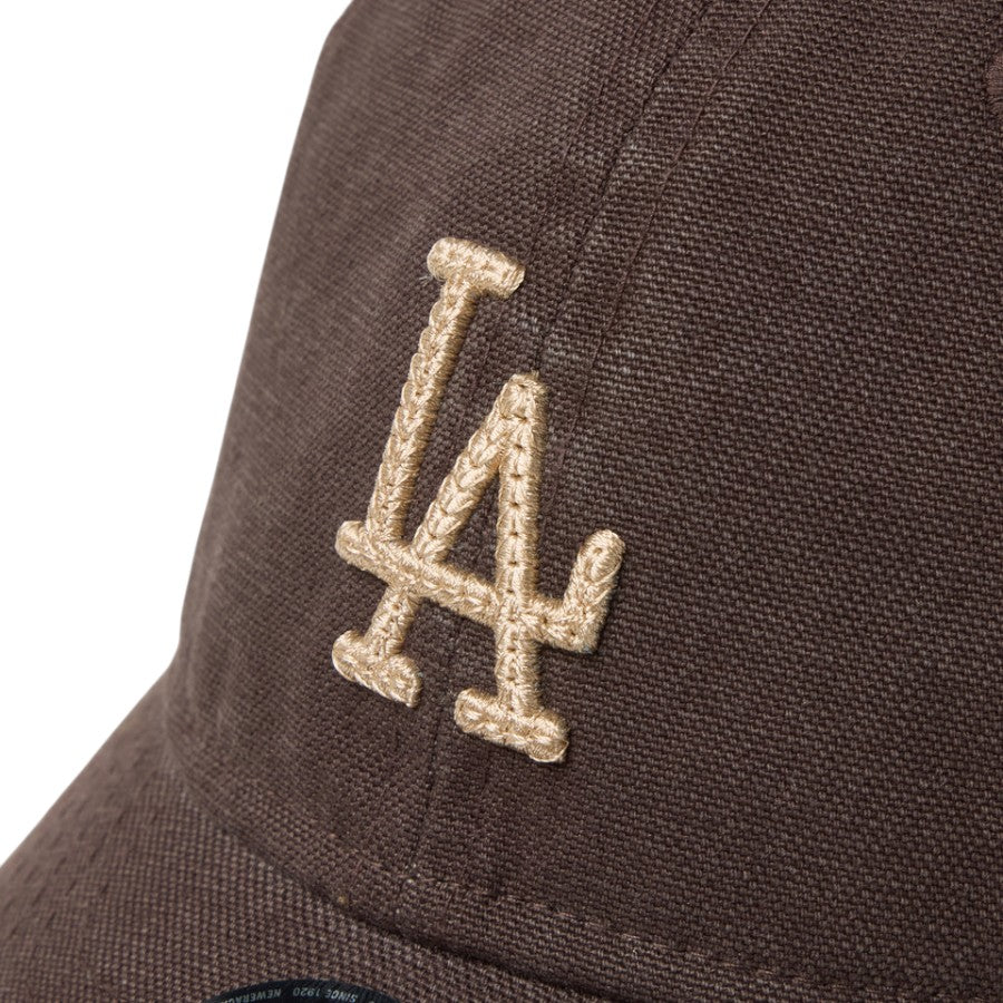 NEW ERA Youth 9TWENTY ドジャース チェーンステッチロゴ刺繍詳細