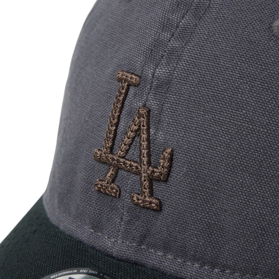 NEW ERA Youth 9TWENTY ドジャース チェーンステッチロゴ刺繍詳細