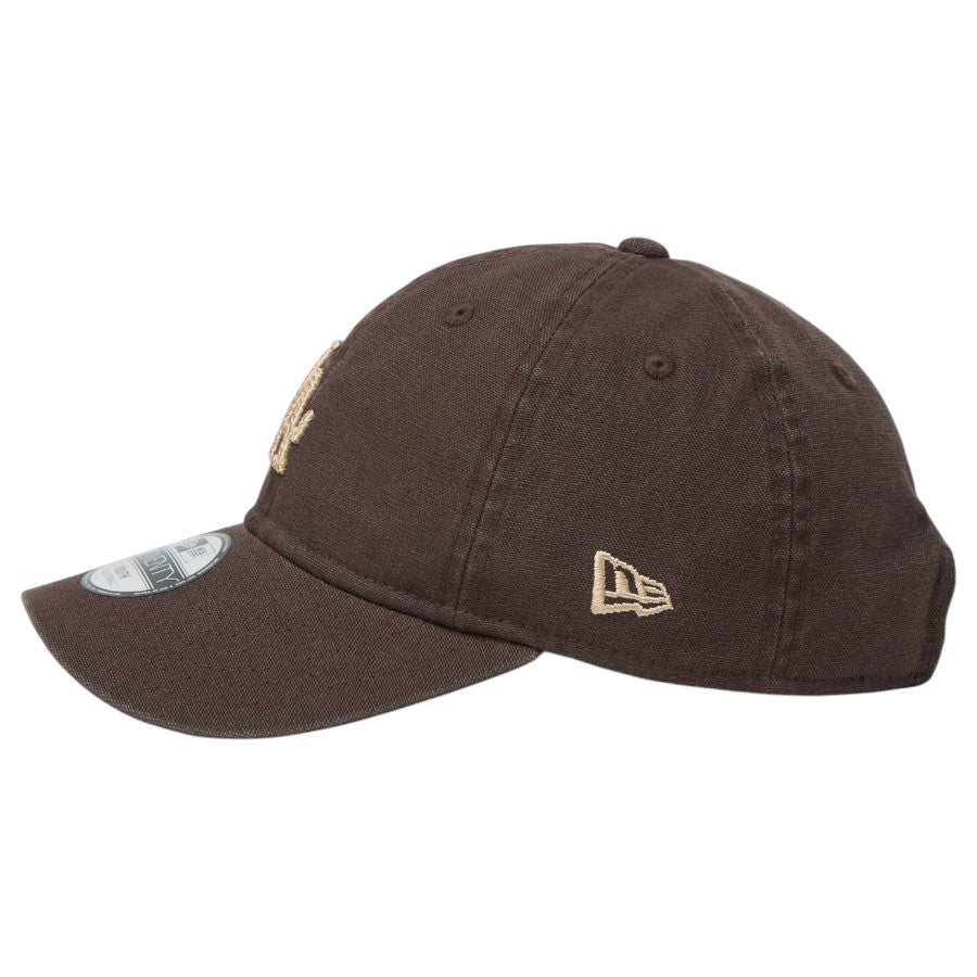 NEW ERA Youth 9TWENTY ドジャース NEフラッグロゴ刺繍詳細