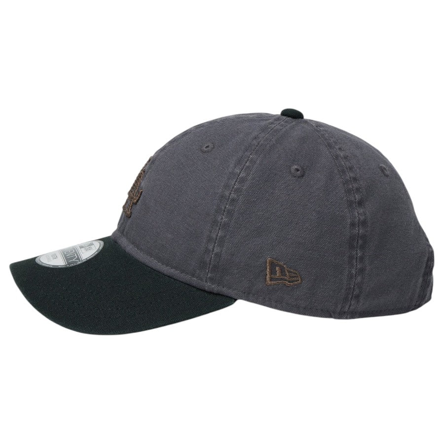 NEW ERA Youth 9TWENTY ドジャース NEフラッグロゴ刺繍詳細