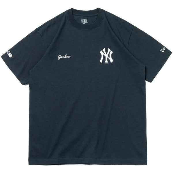 【新品】NEW ERA NY ヤンキース　ロゴ半袖Tシャツ　黒　Mサイズ 半袖 パフォーマンス Tシャツ BTS × MLB Black Swan