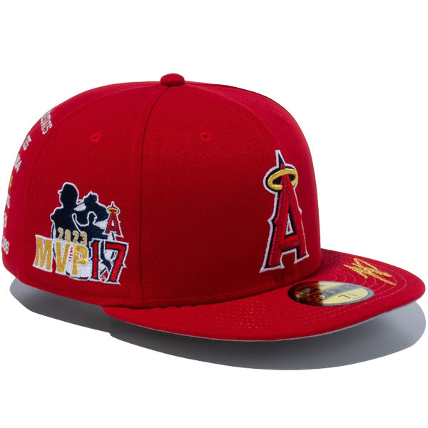 ニューエラ NEW ERA 59FIFTY 大谷翔平 MVP ホームラン王 記念 キャップ ロサンゼルス・エンゼルス 14339797 – BLACK  STORE