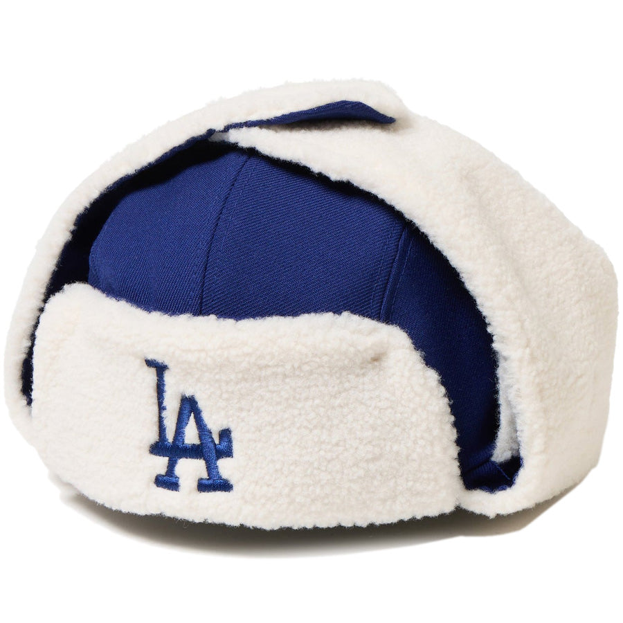 NEW ERA ( ニューエラ ) トラッパー ロサンゼルス ドジャース ダークロイヤル パイロットキャップ 14667624