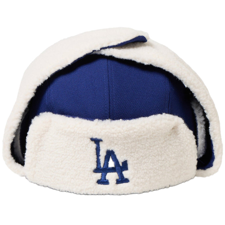 NEW ERA ( ニューエラ ) トラッパー ロサンゼルス ドジャース ダークロイヤル パイロットキャップ 14667624