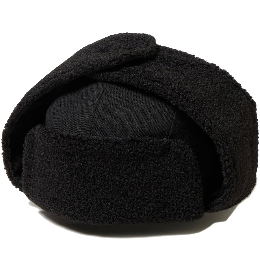 NEW ERA ( ニューエラ ) トラッパー パイロットキャップ ポーラテック フリース ブラック 14667629