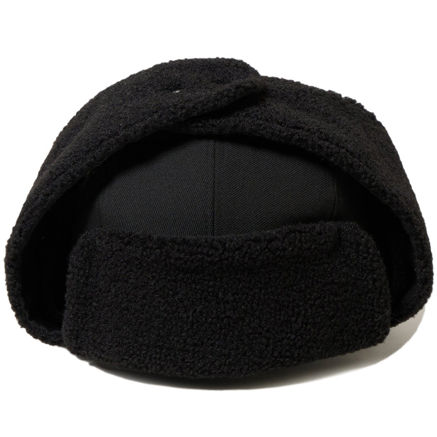 NEW ERA ( ニューエラ ) トラッパー パイロットキャップ ポーラテック フリース ブラック 14667629