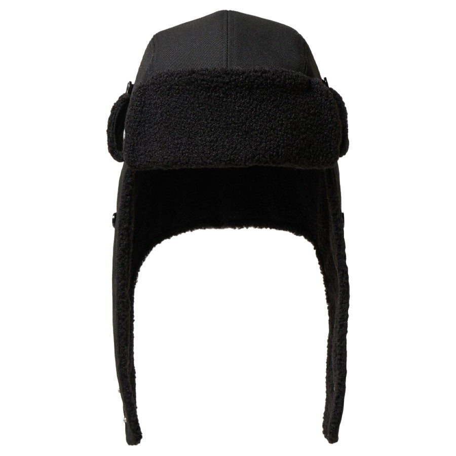 NEW ERA ( ニューエラ ) トラッパー パイロットキャップ ポーラテック フリース ブラック 14667629