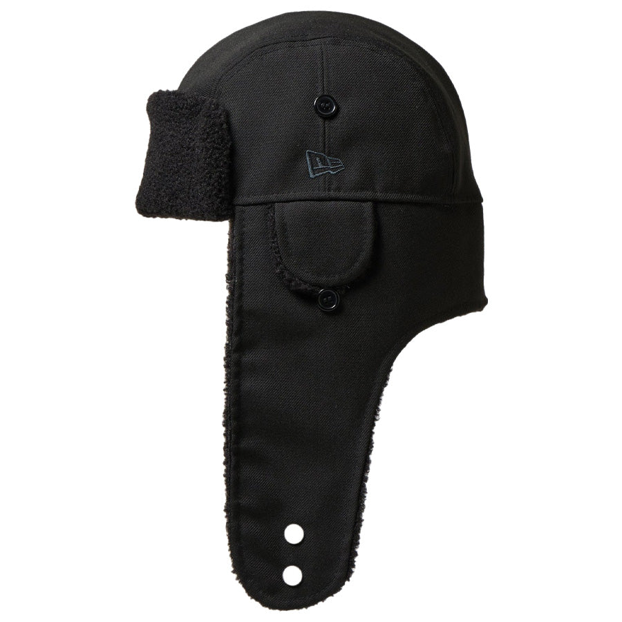 NEW ERA ( ニューエラ ) トラッパー パイロットキャップ ポーラテック フリース ブラック 14667629