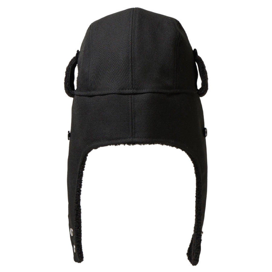 NEW ERA ( ニューエラ ) トラッパー パイロットキャップ ポーラテック フリース ブラック 14667629