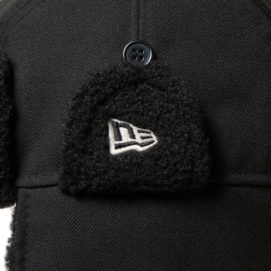 NEW ERA ( ニューエラ ) トラッパー パイロットキャップ ポーラテック フリース ブラック 14667629