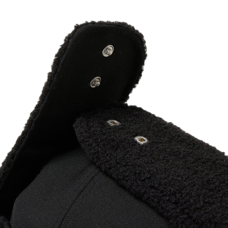 NEW ERA ( ニューエラ ) トラッパー パイロットキャップ ポーラテック フリース ブラック 14667629