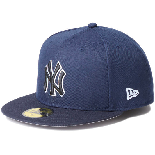 NEW ERA（ニューエラ）59FIFTY ヤンキース 蓄光キャップ ネイビー ナイトシフトネイビー 親子コーデ対応