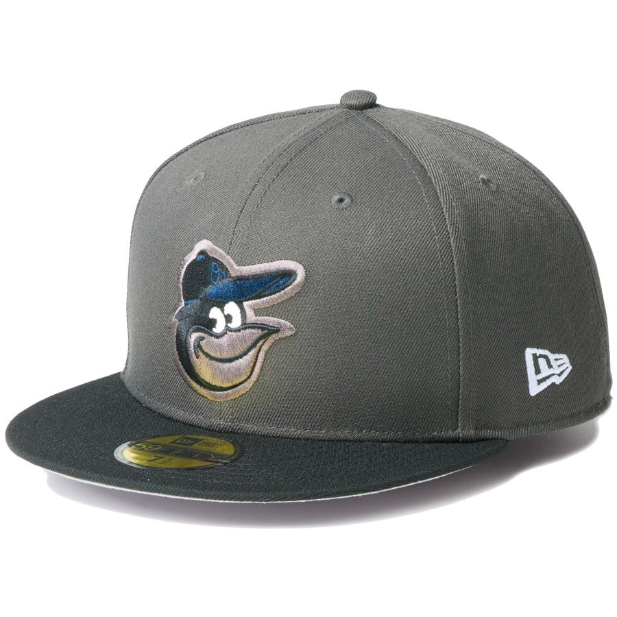 NEW ERA（ニューエラ）59FIFTY オリオールズ 蓄光キャップ ダークピューター ブラック