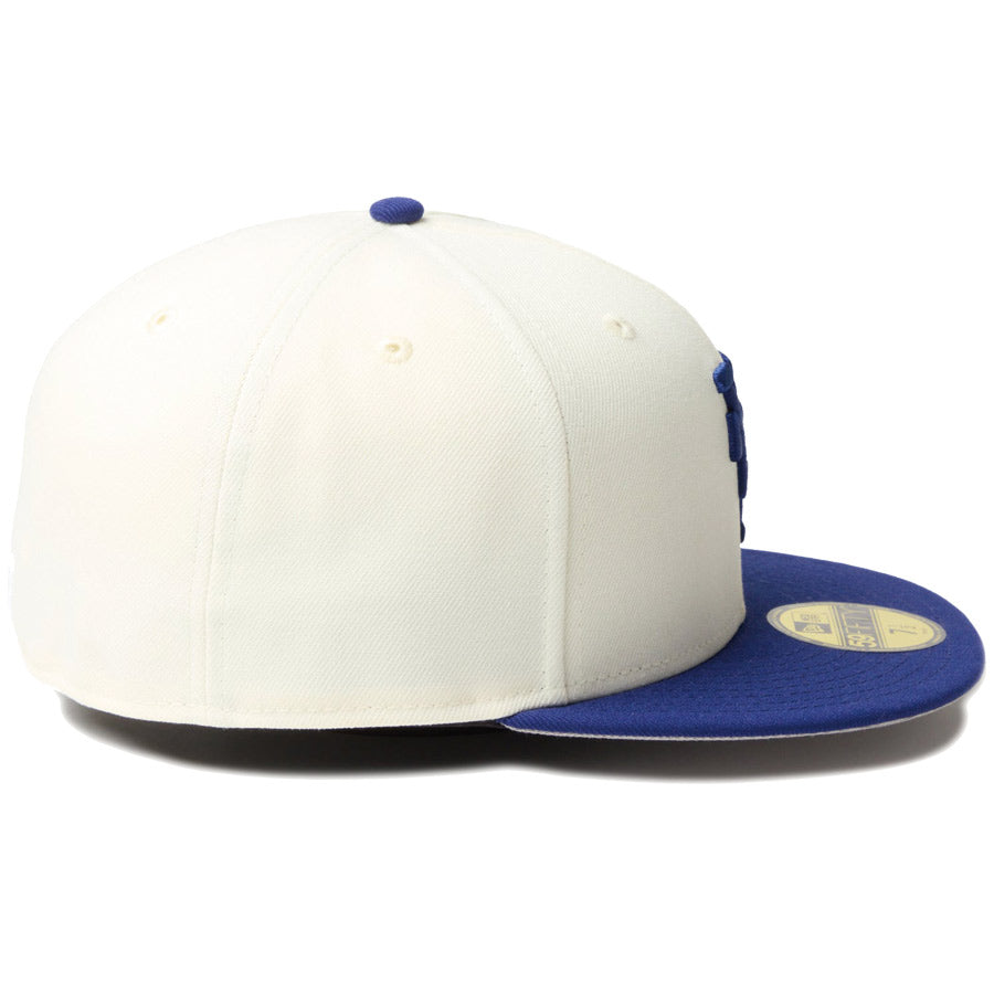 NEW ERA（ニューエラ）59FIFTY ドジャース クロームホワイト 右側