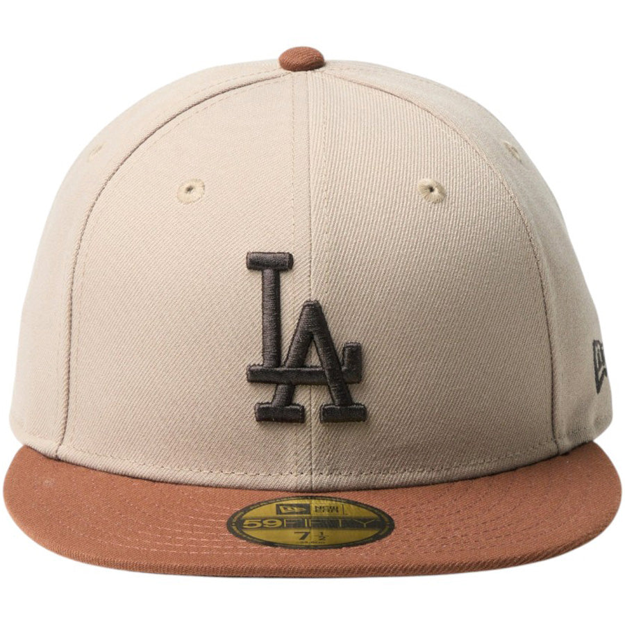 NEW ERA 59FIFTY ドジャース モカムース 正面