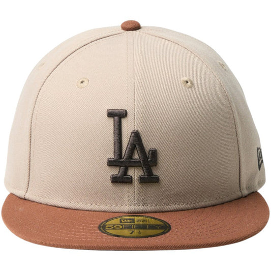 NEW ERA 59FIFTY ドジャース モカムース 正面