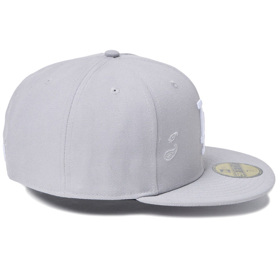 NEW ERA（ニューエラ）59FIFTY ドジャース ペイズリー刺繍 グレー