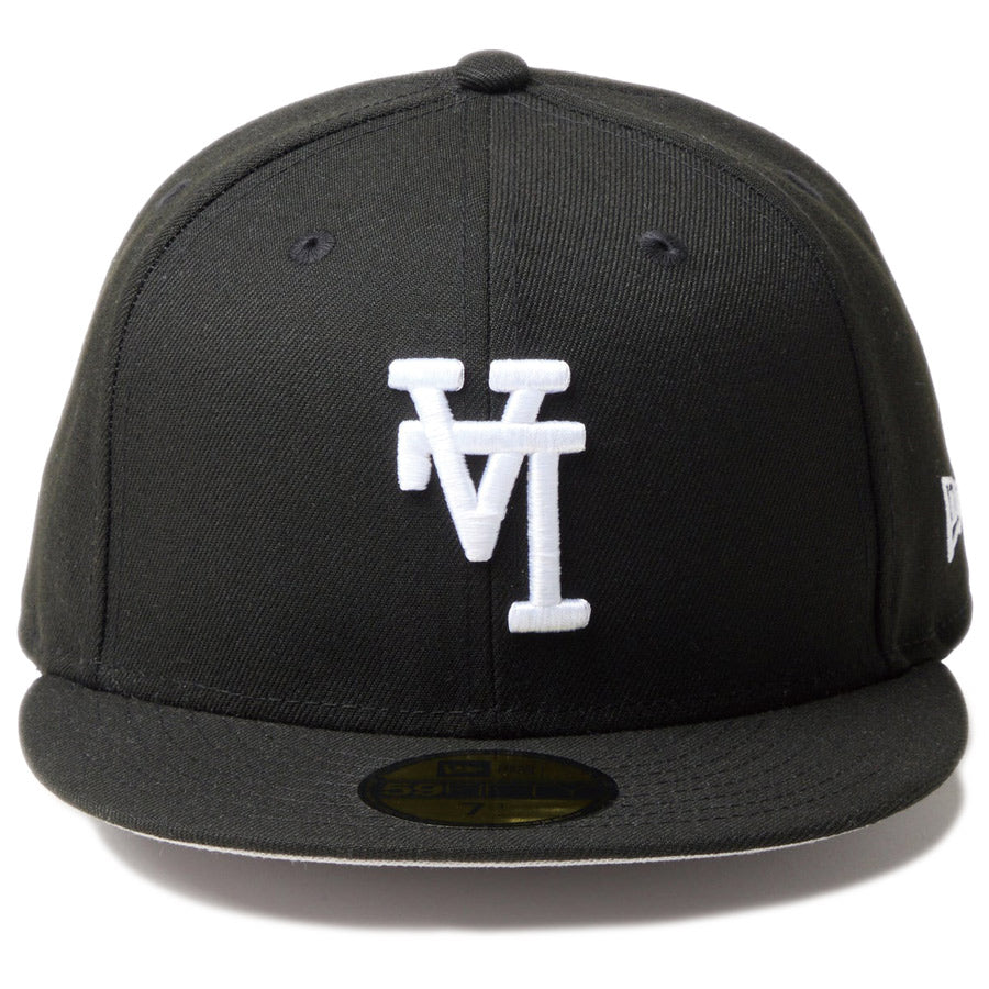 NEW ERA（ニューエラ）59FIFTY ドジャース Upside Down 正面 ブラック